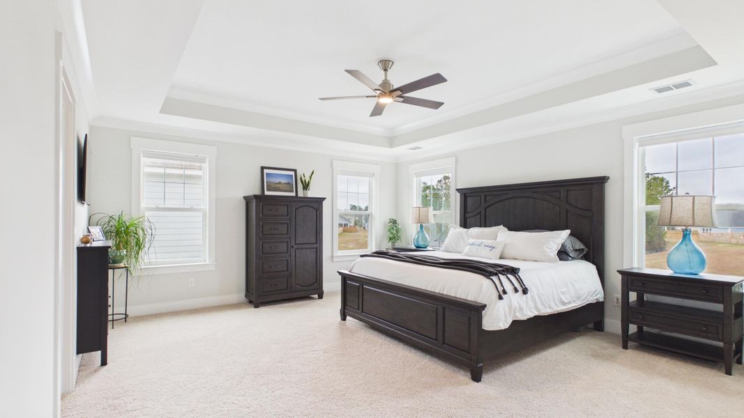 Furnished interior view inside a new home in Hewing Farms, Summerville (Image 42).