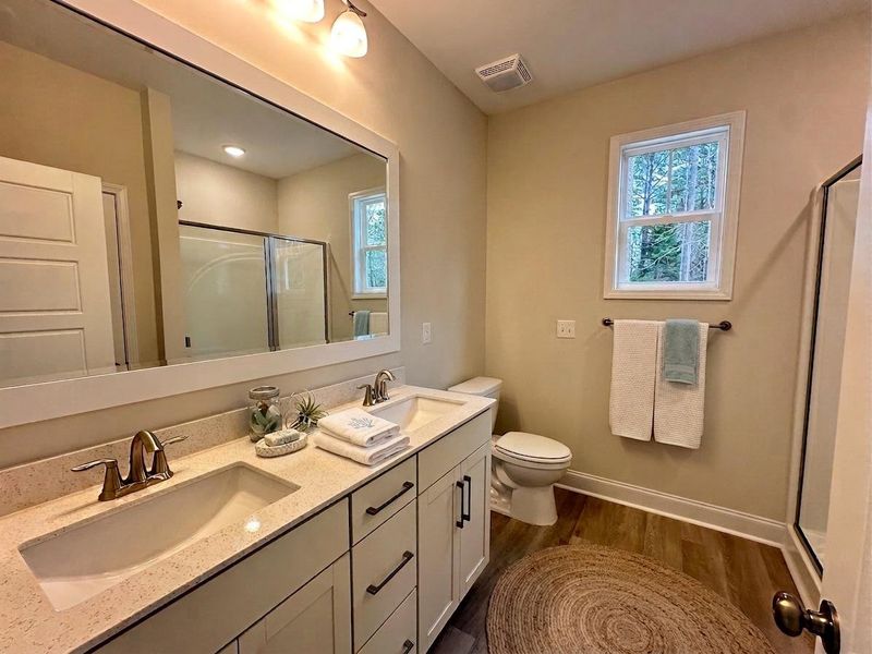 Furnished interior view inside a new home in Parkwood Estates, Leland (Image 8).