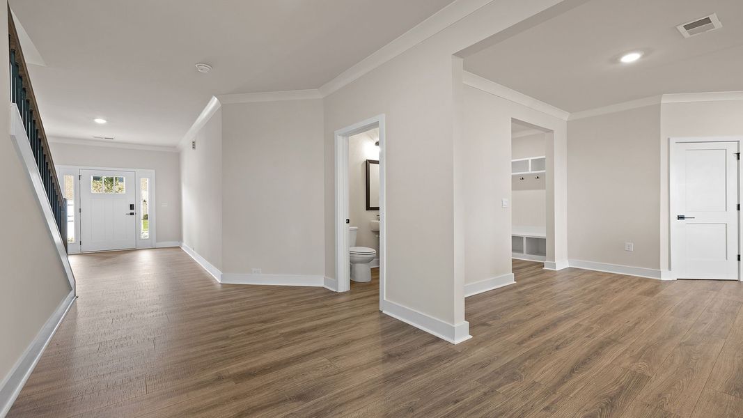 Spacious, unfurnished interior of a new home in Adams Glen, Greenville (Image 16).