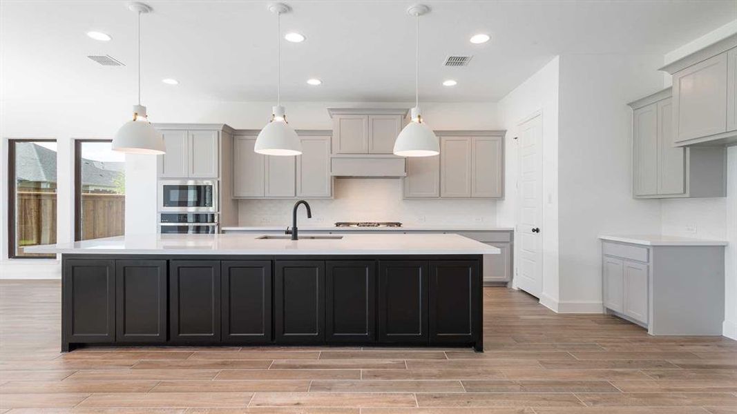 Furnished interior view inside a new home in Trinity Falls 60', McKinney (Image 7). Furnished interior view inside a new home in Trinity Falls 60', McKinney (Image 7).