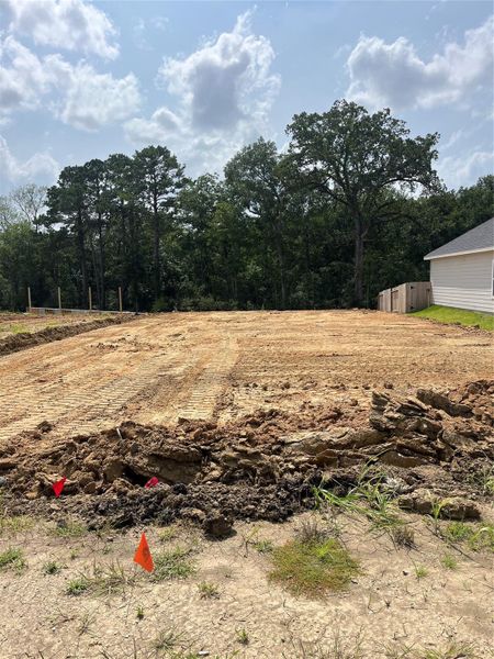 Site preparation for new homesites in Lexington Heights, Willis (Image 6). Site preparation for new homesites in Lexington Heights, Willis (Image 6).