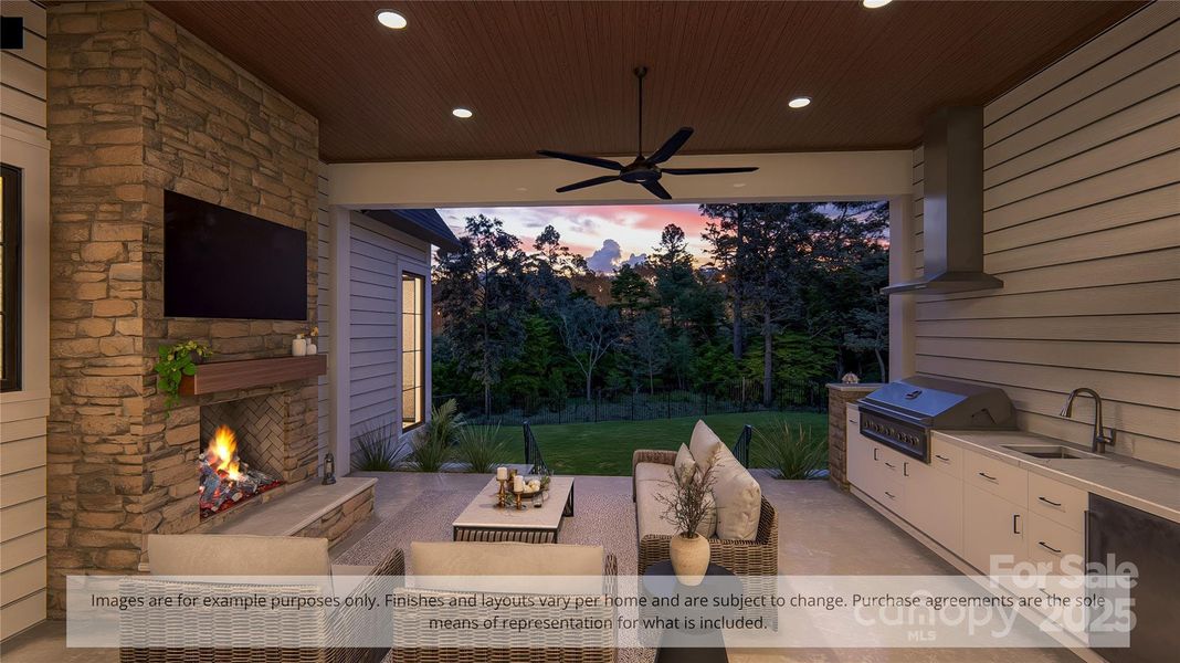 Images are for example purposes only. Finishes and layouts vary per home and are subject to change. Purchase agreements are the sole means of representation for what is included.