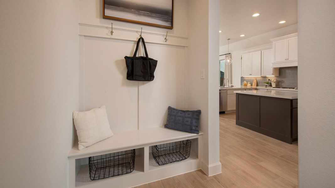 Furnished interior view inside a new home in Amira, Tomball (Image 12).