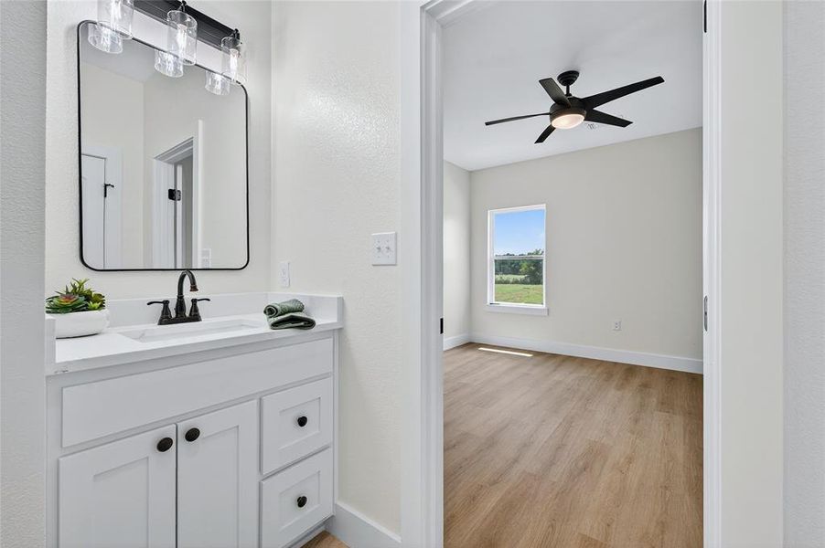 Furnished interior view inside a new home in , Sadler (Image 9). Furnished interior view inside a new home in , Sadler (Image 9).