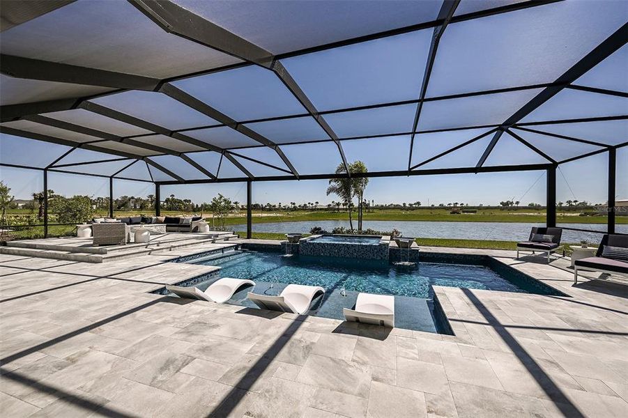 Exterior details and patio area of a home in , Lakewood Ranch (Image 2). Exterior details and patio area of a home in , Lakewood Ranch (Image 2).