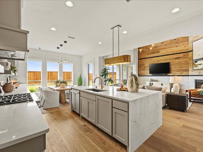 Furnished interior view inside a new home in Nelson Lake Estates, Rockwall (Image 14).