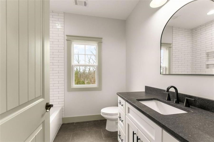 Furnished interior view inside a new home in , Cleveland (Image 8).