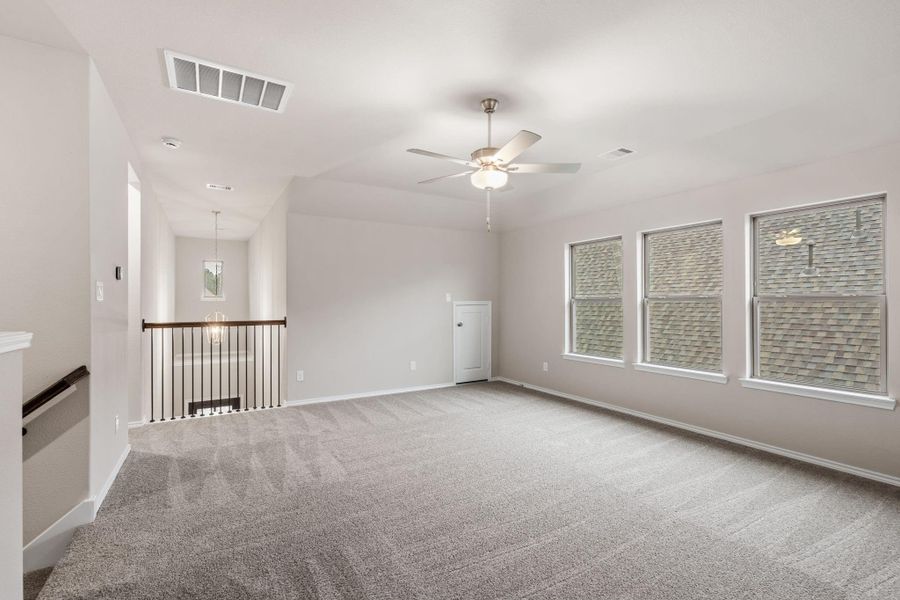 Spacious, unfurnished interior of a new home in The Highlands, Porter (Image 29). Spacious, unfurnished interior of a new home in The Highlands, Porter (Image 29).