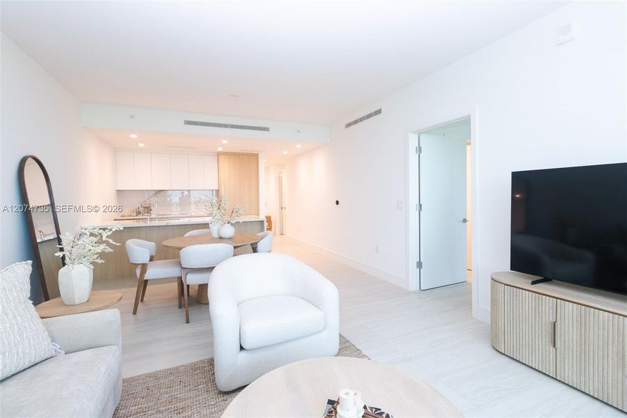 Furnished interior view inside a new home in , North Miami (Image 6).