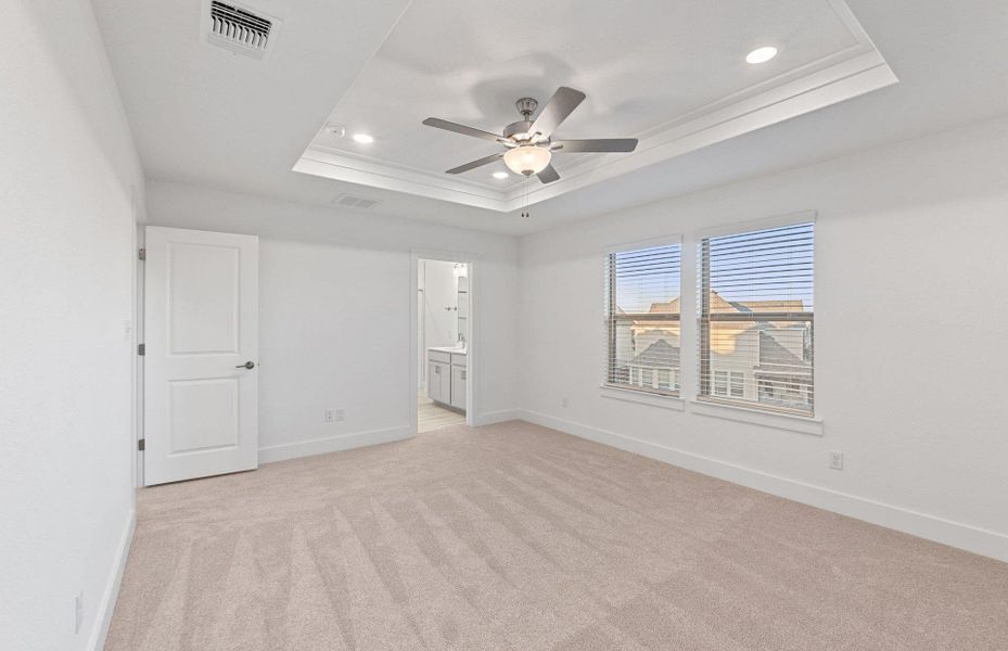 Spacious, unfurnished interior of a new home in Saddleback at Santa Rita Ranch, Liberty Hill (Image 13). Spacious, unfurnished interior of a new home in Saddleback at Santa Rita Ranch, Liberty Hill (Image 13).