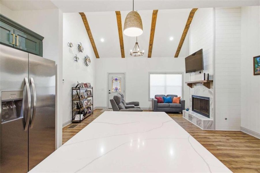 Furnished interior view inside a new home in , Clarkesville (Image 33).