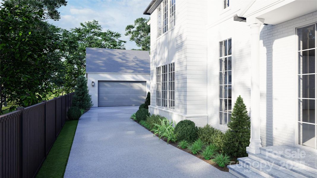 Exterior details and patio area of a home in , Charlotte (Image 4).