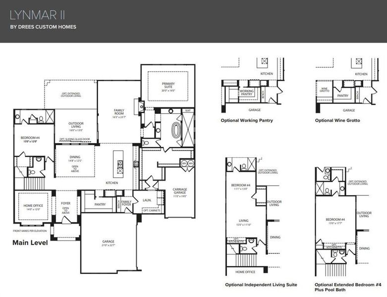 Primary Level Floor Plan