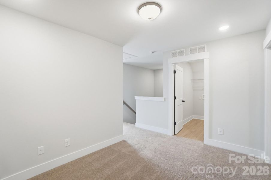 Spacious, unfurnished interior of a new home in Blythe Mill Townhomes, Waxhaw (Image 38). Spacious, unfurnished interior of a new home in Blythe Mill Townhomes, Waxhaw (Image 38).