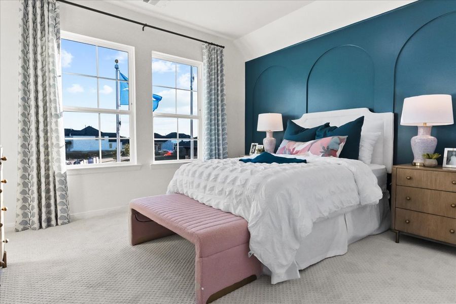Furnished interior view inside a new home in Meadow Run, Melissa (Image 17).