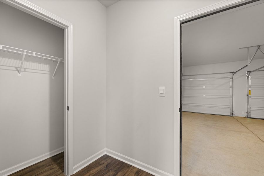 Representative unfurnished interior of a home built from the Mansfield by D.R. Horton in Southwind Village, Evans (Image 19).