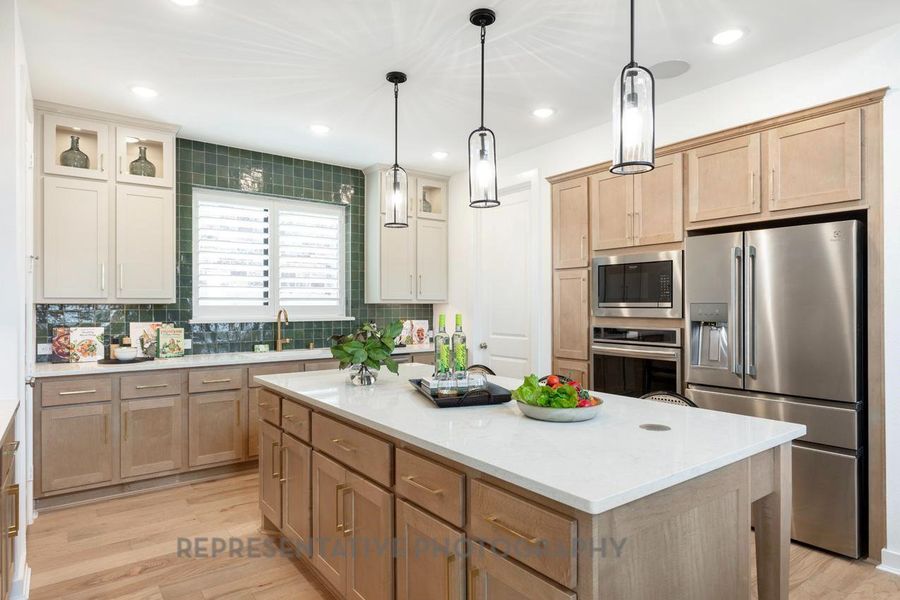 Furnished interior view inside a new home in Bridgeland: 40ft. lots, Cypress (Image 5).