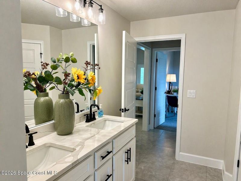 Furnished interior view inside a new home in St. John's Preserve, Palm Bay (Image 11).