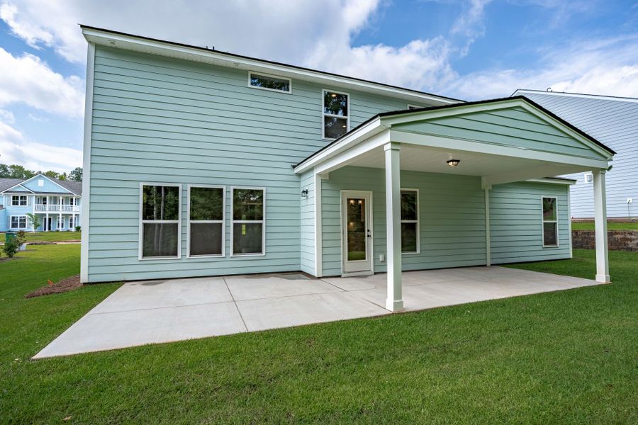 Exterior details and patio area of a home in Carriage Estates, Lexington (Image 22).