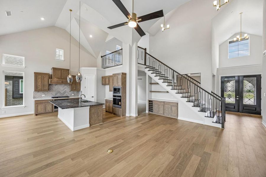Furnished interior view inside a new home in Cedar Ridge Estates, Grand Prairie (Image 6).