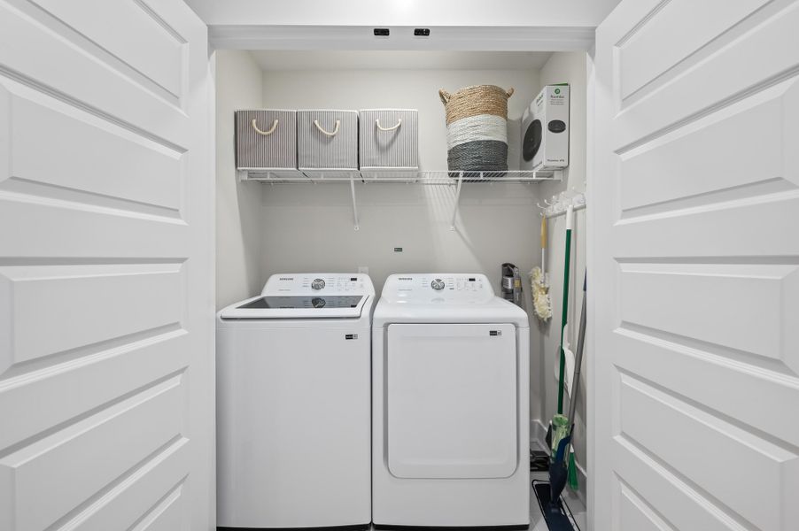 Furnished interior view inside a new home in Windward Townes, Goose Creek (Image 27).
