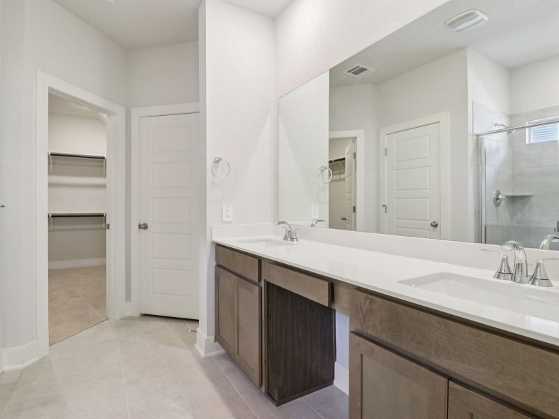 Furnished interior view inside a new home in Royal Crest, San Antonio (Image 8).