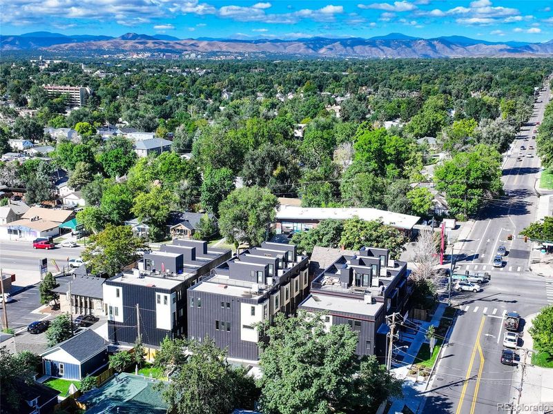 Aerial View of Mountains