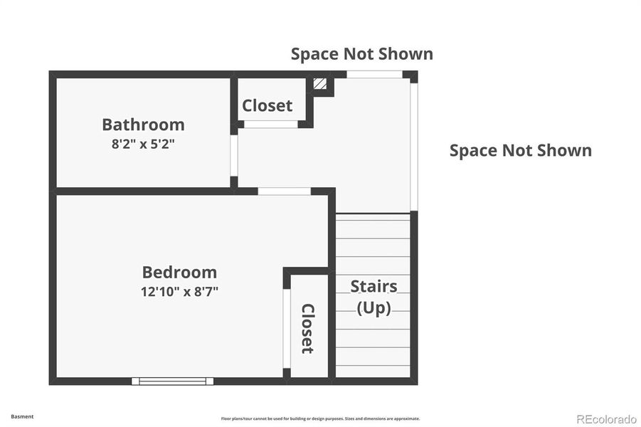 2D floor plan layout of this home in , Colorado Springs, CO (Image 5).