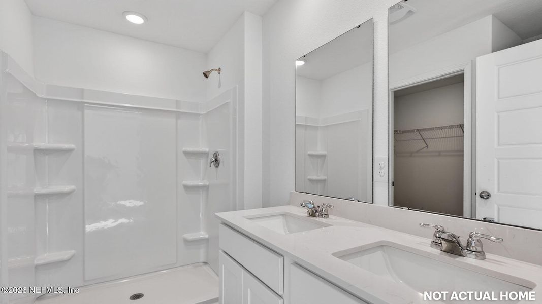 Furnished interior view inside a new home in Copes Landing, Jacksonville (Image 11).