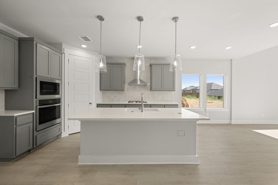 Furnished interior view inside a new home in Wildflower Ranch, Fort Worth (Image 7).