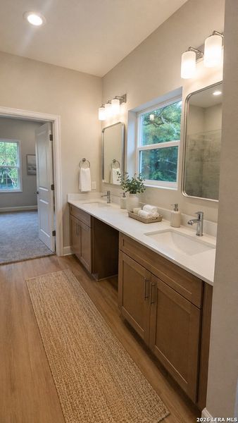 Furnished interior view inside a new home in , Spring Branch (Image 11).