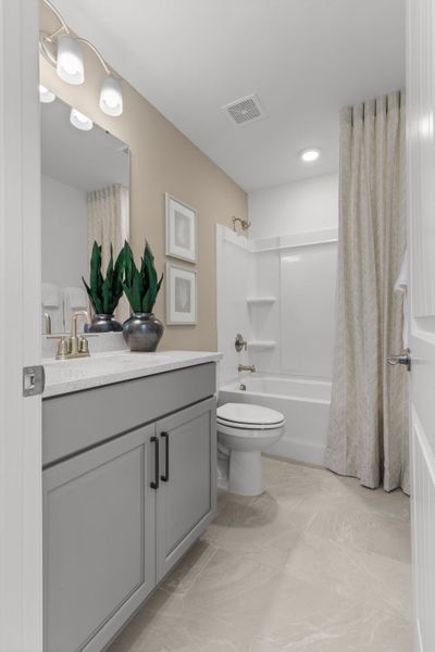 Representative furnished interior of a home built from the The Shorebreak by Chesapeake Homes in Traditions at Carolina Forest, Myrtle Beach (Image 59).