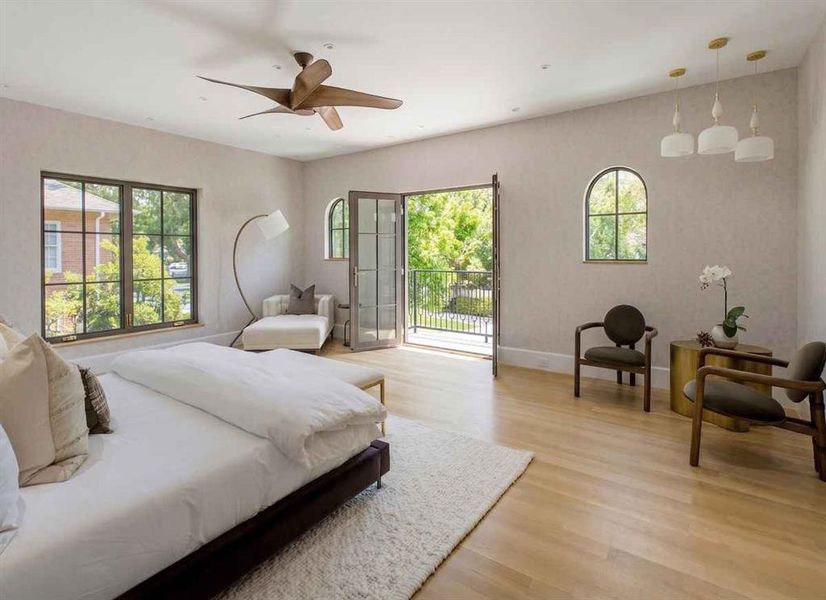 Furnished interior view inside a new home in , Dallas (Image 8).