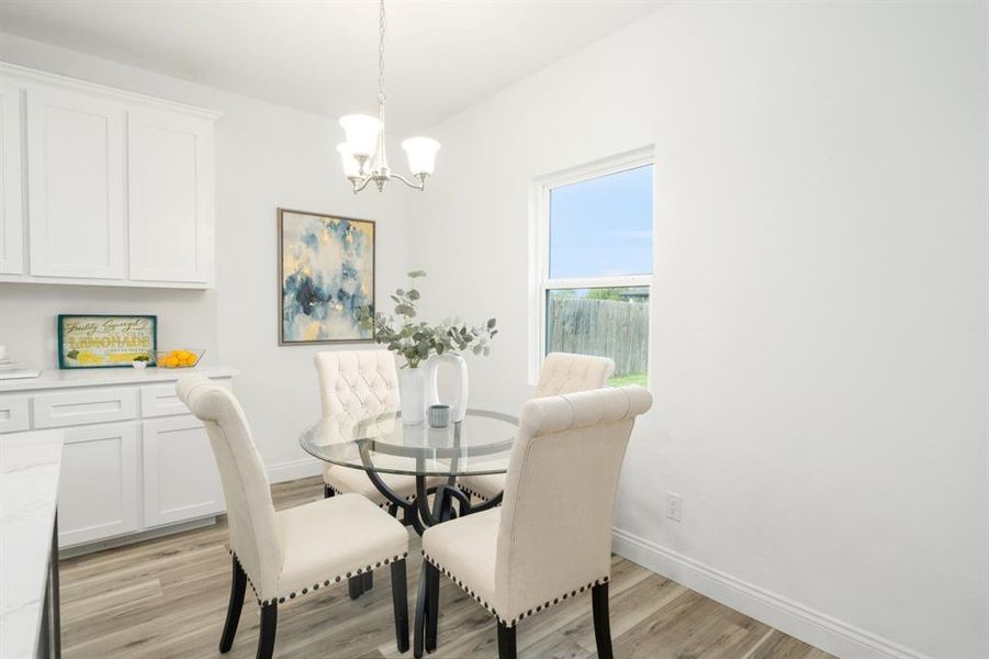 Furnished interior view inside a new home in , Gun Barrel City (Image 11).