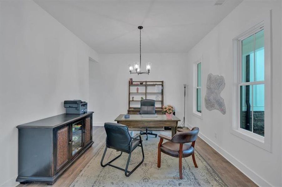 Furnished interior view inside a new home in , Cartersville (Image 5).