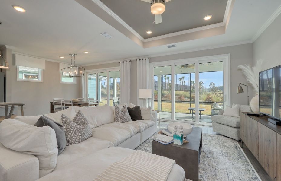 Furnished interior view inside a new home in Del Webb North Myrtle Beach, North Myrtle Beach (Image 8).