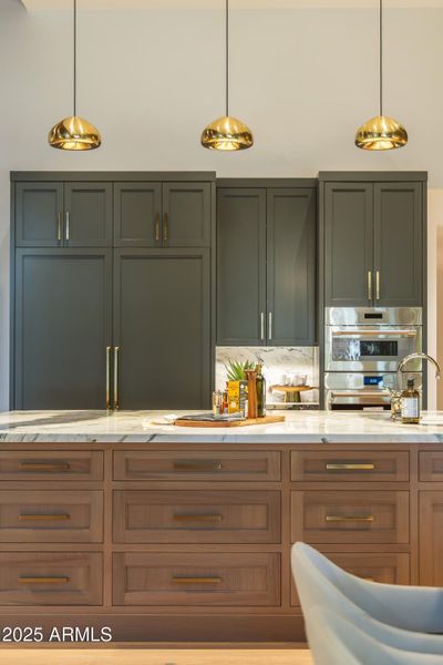 Two toned custom cabinets Two toned custom cabinets