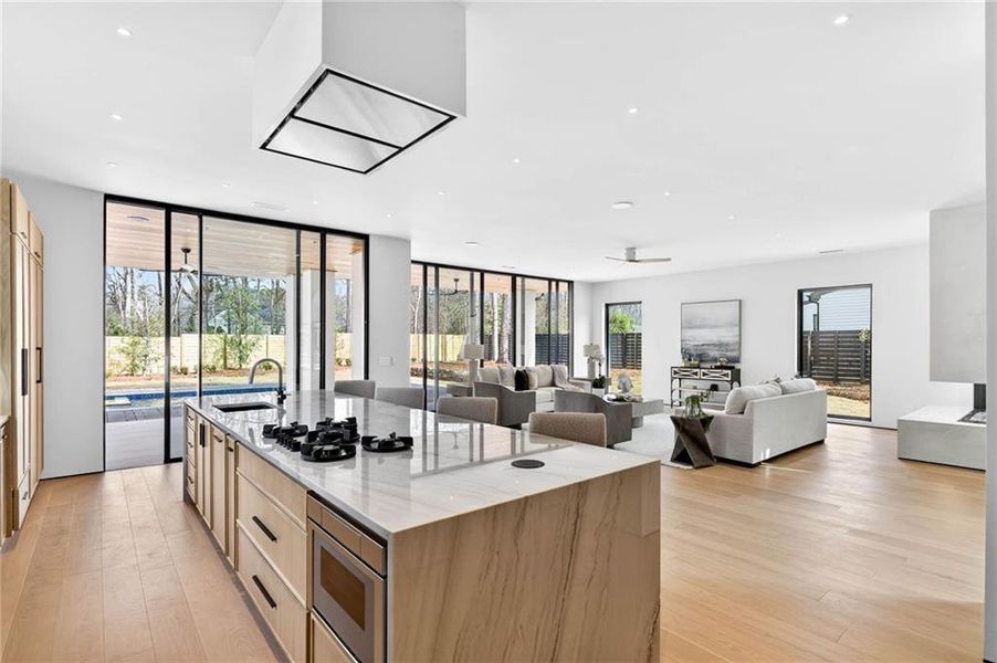 Furnished interior view inside a new home in , Alpharetta (Image 47).