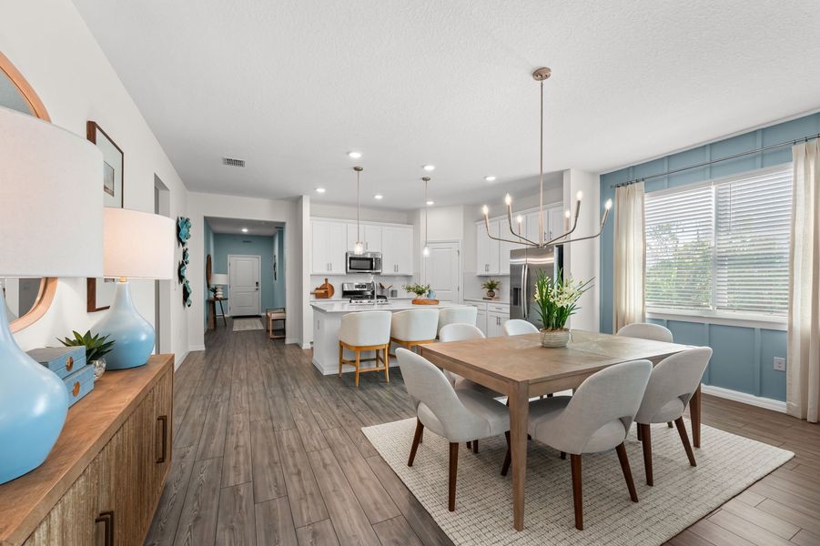 Representative furnished interior of a home built from the The Webber by Stanley Martin Homes in Kentucky Square, Sanford (Image 10).