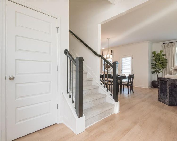Furnished interior view inside a new home in Stratford Square, Lawrenceville (Image 52).