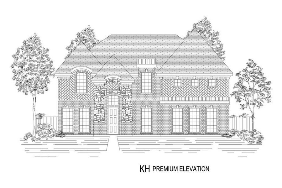 Representative rendering of the exterior for the Stonehaven 2R by First Texas Homes (Image 22).