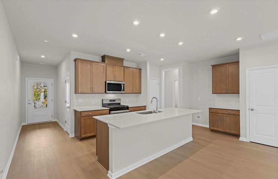 Furnished interior view inside a new home in Ansley Towns, Cumming (Image 5).