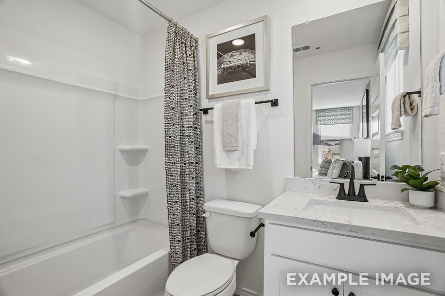 Representative furnished interior of a home built from the The Pinecrest A by Davidson Homes LLC in Fairway Crossing, Converse (Image 31).