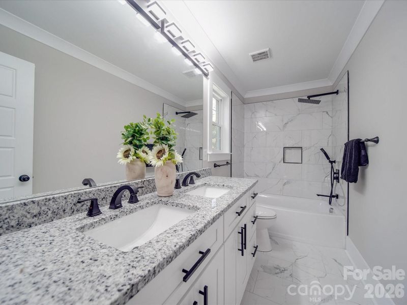 Furnished interior view inside a new home in , Charlotte (Image 8).