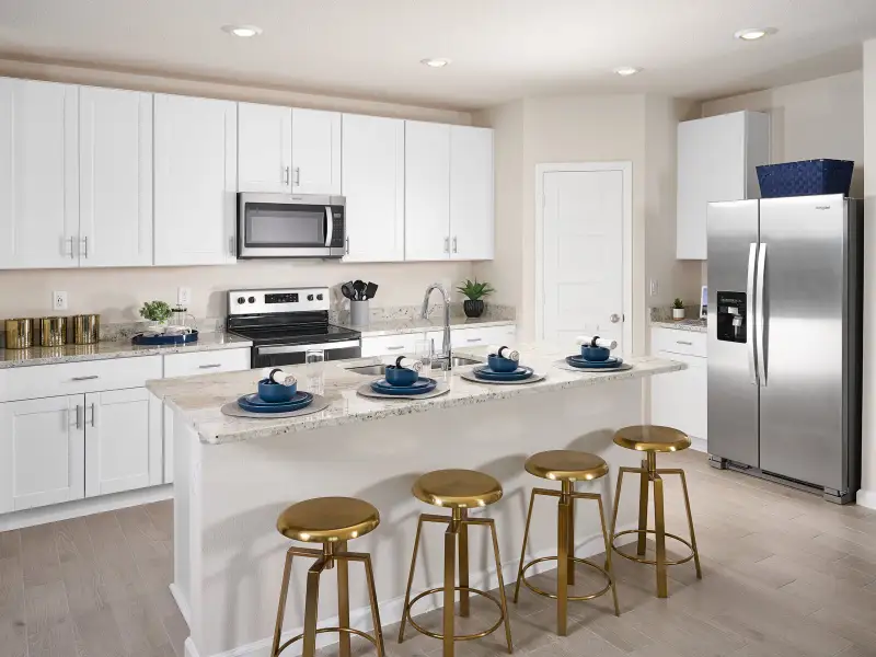 Furnished interior view inside a new home in Hampton Park - Classic Series, Vero Beach (Image 4).