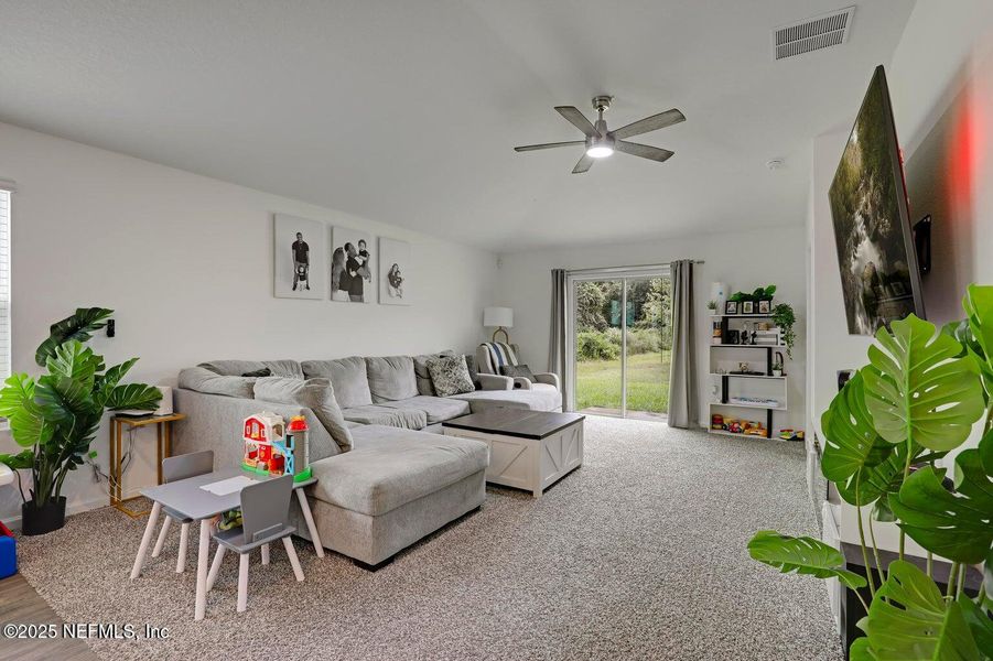 Furnished interior view inside a new home in The Arbors, Jacksonville (Image 4). Furnished interior view inside a new home in The Arbors, Jacksonville (Image 4).