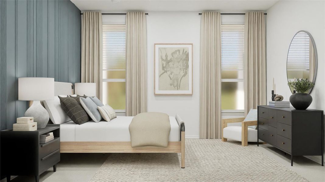 Furnished interior view inside a new home in Anniston, Katy (Image 22).