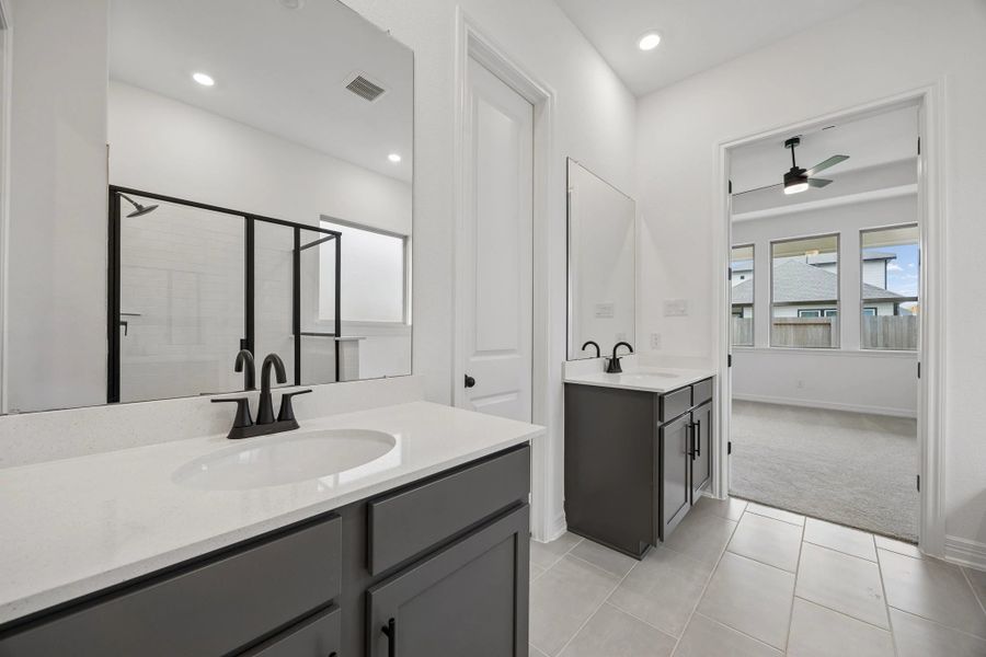 Furnished interior view inside a new home in Bergamo, Katy (Image 5).