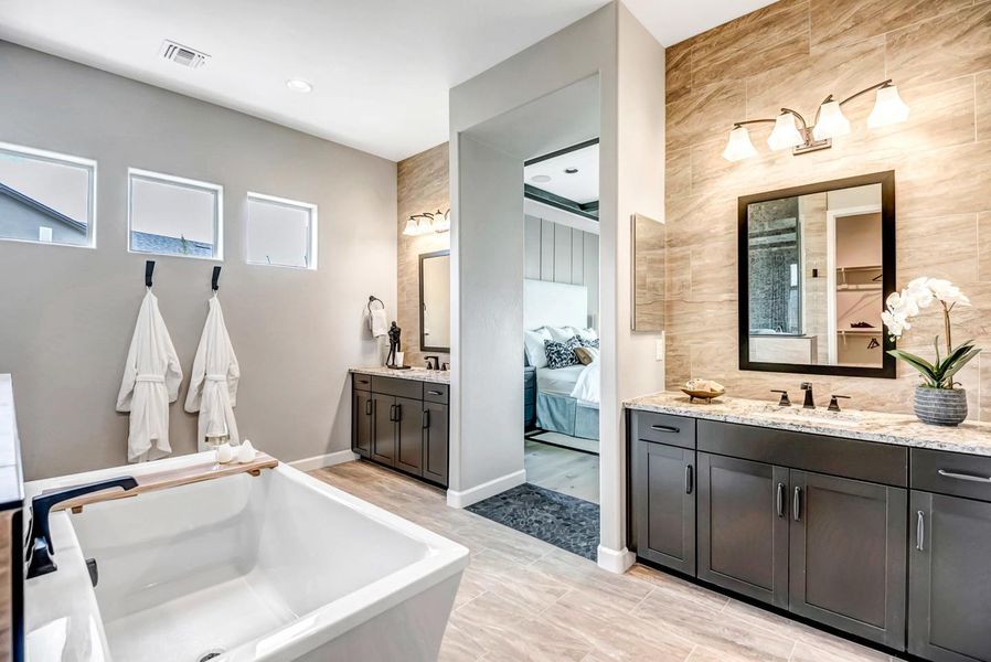 Furnished interior view inside a new home in Summit at The Dells, Prescott (Image 15).