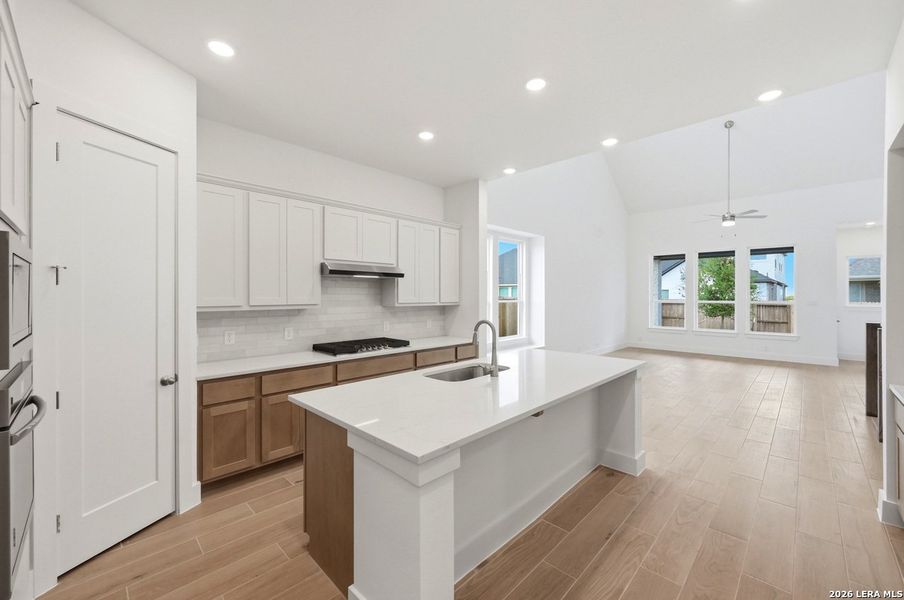 Furnished interior view inside a new home in Prominence, San Antonio (Image 7).
